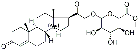 4-PREGNEN-21-OL-3,20-DIONE-3-GLUCURONIDE METHYL ESTER Struktur