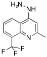 4-HYDRAZINO-2-METHYL-8-TRIFLUOROMETHYLQUINOLINE Struktur