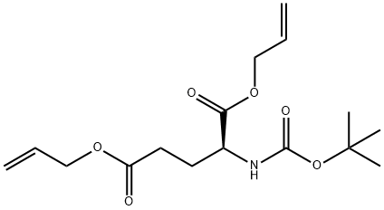 BOC-GLU(OAL)-OAL Struktur