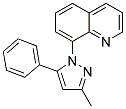 8-(3-METHYL-5-PHENYL-1H-PYRAZOL-1-YL)QUINOLINE Struktur