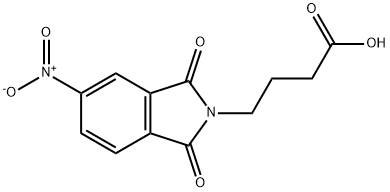 4-(5-NITRO-1,3-DIOXO-1,3-DIHYDRO-2H-ISOINDOL-2-YL)BUTANOIC ACID Struktur