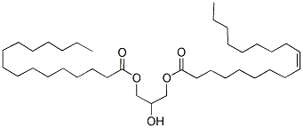 1-OLEOYL-3-PALMITOYL-RAC-GLYCEROL Struktur