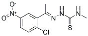 N1-METHYL-2-[1-(2-CHLORO-5-NITROPHENYL)ETHYLIDENE]HYDRAZINE-1-CARBOTHIOAMIDE Struktur