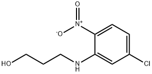 3-[(5-CHLORO-2-NITROPHENYL)AMINO]PROPAN-1-OL Struktur