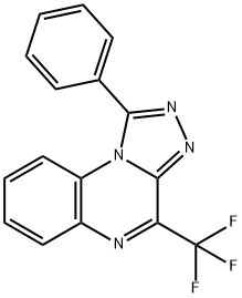 1-PHENYL-4-(TRIFLUOROMETHYL)[1,2,4]TRIAZOLO[4,3-A]QUINOXALINE Struktur