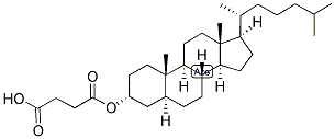 5-ALPHA-CHOLESTAN-3-ALPHA-OL HEMISUCCINATE Struktur