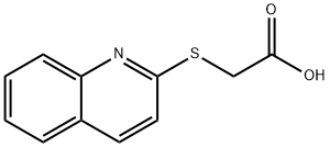 (QUINOLIN-2-YLSULFANYL)-ACETIC ACID Struktur