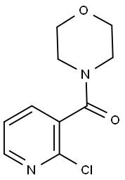 (2-CHLORO-3-PYRIDINYL)(MORPHOLINO)METHANONE Struktur