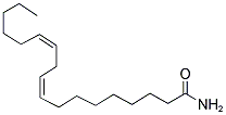 (9Z,12Z)-OCTADECA-9,12-DIENOYLAMIDE Struktur