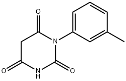 1-(3-METHYLPHENYL)PYRIMIDINE-2,4,6(1H,3H,5H)-TRIONE Struktur