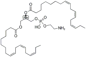 1,2-DILINOLENOYL-SN-GLYCERO-3-PHOSPHOETHANOLAMINE Struktur