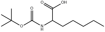 BOC-2-AMINOHEPTANOIC ACID Struktur