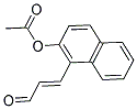 1-(3-OXO-1-PROPENYL)-2-NAPHTHYL ACETATE Struktur