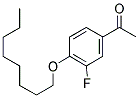 3'-FLUORO-4'-OCTYLOXYACETOPHENONE Struktur