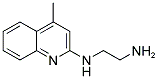 N-(4-METHYL-QUINOLIN-2-YL)-ETHANE-1,2-DIAMINE Struktur