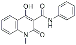 4-HYDROXY-1-METHYL-2-OXO-1,2-DIHYDRO-QUINOLINE-3-CARBOXYLIC ACID PHENYLAMIDE Struktur