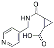 2-(N-(4-PYRIDYLMETHYL)CARBAMOYL)CYCLOPROPANECARBOXYLIC ACID Struktur