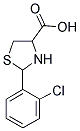 2-(2-CHLORO-PHENYL)-THIAZOLIDINE-4-CARBOXYLIC ACID Struktur