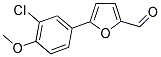 5-(3-CHLORO-4-METHOXYPHENYL)FURFURAL Struktur