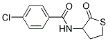 4-CHLORO-N-(2-OXO-TETRAHYDROTHIOPHEN-3-YL)BENZAMIDE Struktur