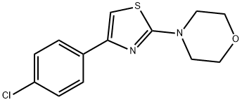 4-[4-(4-CHLOROPHENYL)-1,3-THIAZOL-2-YL]MORPHOLINE Struktur