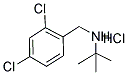 N-(2,4-DICHLOROBENZYL)-2-METHYLPROPAN-2-AMINE HYDROCHLORIDE Struktur