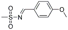 N-(4-METHOXY-BENZYLIDENE)-METHANESULFONAMIDE Struktur