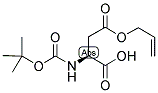 BOC-ASP(OALL)-OH Struktur