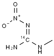 N-METHYL-N'-NITROGUANIDINE, [14C] Struktur