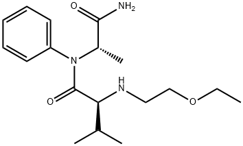 N-2-ETHOXYETHYL-VAL-ALA-ANILIDE Struktur