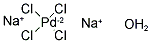 SODIUM TETRACHLOROPALLADATE(II) HYDRATE Struktur