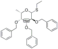 ETHYL 2,3,4-TRI-O-BENZYL-1-THIO-A,B-L-FUCOPYRANOSIDE Struktur