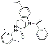 N-(1-(2,6-DIMETHYLPHENYLCARBAMOYL)CYCLOHEXYL)-N-(4-METHOXYPHENYL)PICOLINAMIDE Struktur