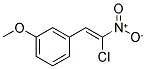 1-(2-CHLORO-2-NITROVINYL)-3-METHOXYBENZENE Struktur