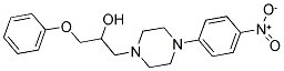 1-[4-(4-NITROPHENYL)PIPERAZINO]-3-PHENOXY-2-PROPANOL Struktur