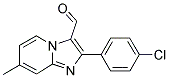 2-(4-CHLORO-PHENYL)-7-METHYL-IMIDAZO[1,2-A]-PYRIDINE-3-CARBALDEHYDE Struktur