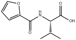 2-[(FURAN-2-CARBONYL)-AMINO]-3-METHYL-BUTYRIC ACID Struktur