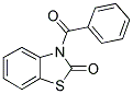 3-BENZOYL-2-BENZOTHIAZOLONE Struktur