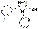 5-(3-METHYLPHENYL)-4-PHENYL-4H-1,2,4-TRIAZOLE-3-THIOL Struktur