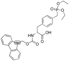 FMOC-P(CH2-PO3ET2)-D-PHE-OH Struktur