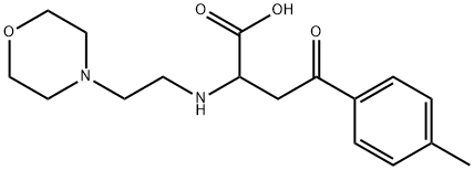 4-(4-METHYLPHENYL)-2-[(2-MORPHOLINOETHYL)AMINO]-4-OXOBUTANOIC ACID Struktur