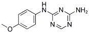 N-(4-METHOXYPHENYL)-1,3,5-TRIAZINE-2,4-DIAMINE Struktur