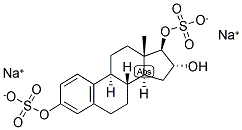 1,3,5(10)-ESTRATRIEN-3,16-ALPHA, 17-BETA-TRIOL 3,17-DISULPHATE, DISODIUM SALT Struktur