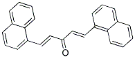 1,5-DI(1-NAPHTHYL)-1,4-PENTADIEN-3-ONE Struktur