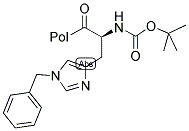 BOC-HIS(BZL)-PAM RESIN Struktur