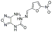 5-NITRO-2-FURALDEHYDE N-(4-AMINO-1,2,5-OXADIAZOL-3-YL)SEMICARBAZONE Struktur