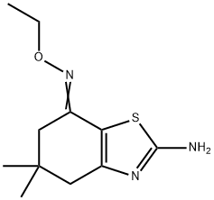 7-(AZAETHOXYMETHYLENE)-5,5-DIMETHYL-4,5,6-TRIHYDROBENZOTHIAZOLE-2-YLAMINE Struktur