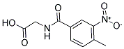 [(4-METHYL-3-NITROBENZOYL)AMINO]ACETIC ACID Struktur