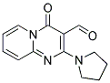 4-OXO-2-PYRROLIDIN-1-YL-4H-PYRIDO[1,2-A]PYRIMIDINE-3-CARBALDEHYDE Struktur