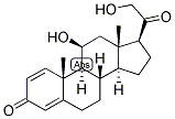 1,4-PREGNADIEN-11-BETA, 21-DIOL-3,20-DIONE Struktur